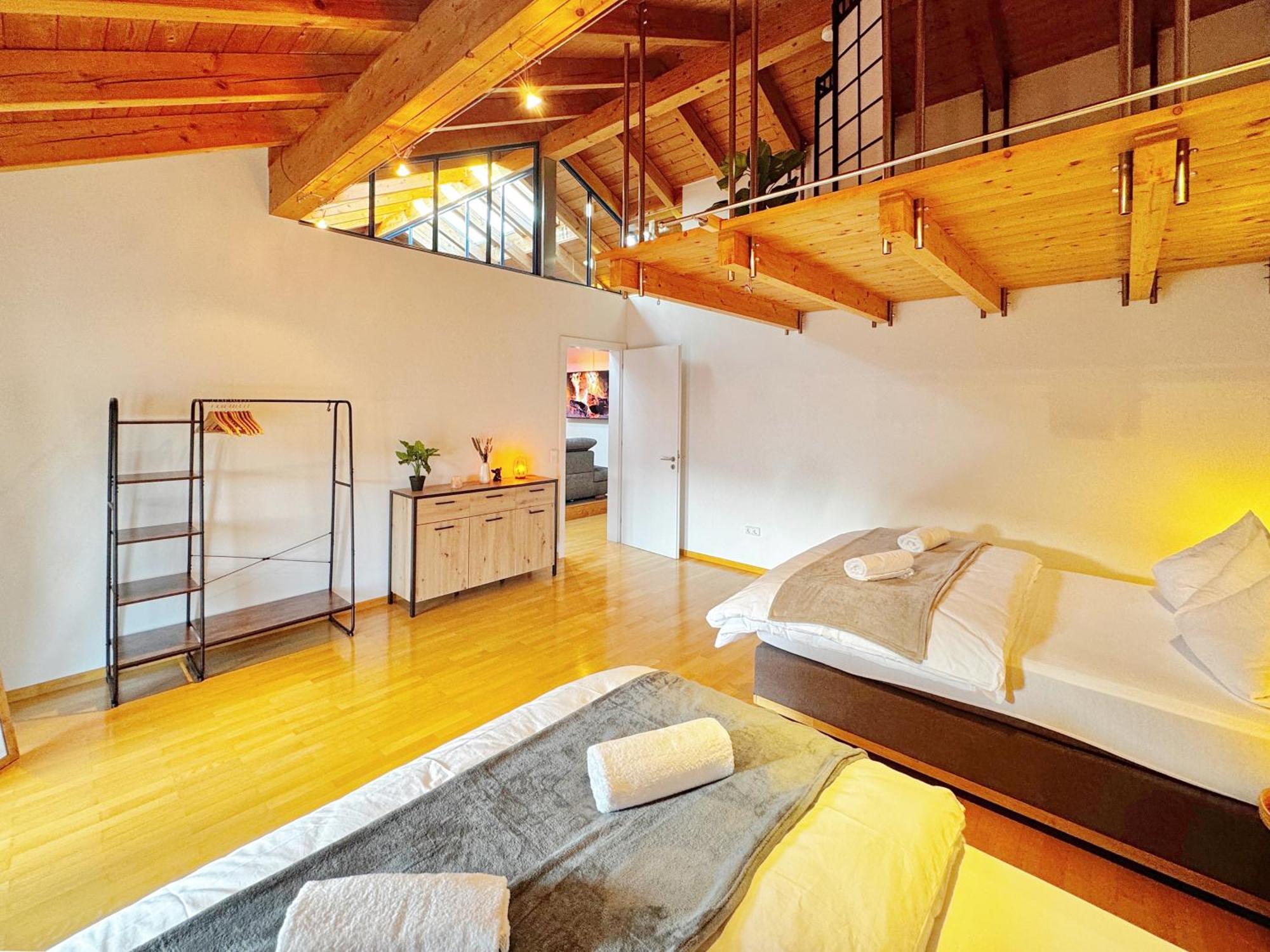 !Goldpath! Loft - Exclusiv - Xxl - Central - Sauna - Tiefgarage - Cozy Waldkirchen Kültér fotó